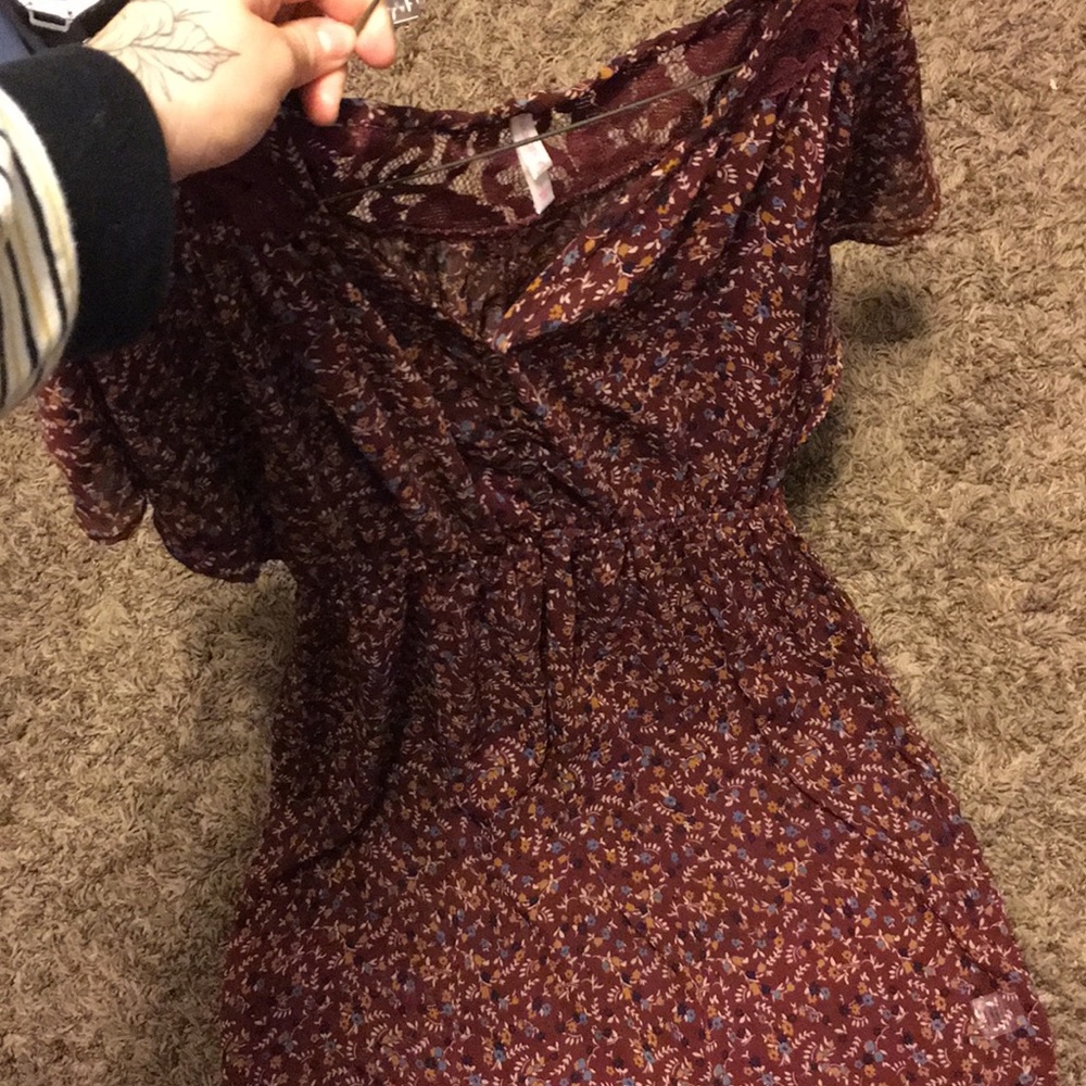 Floral mini dress